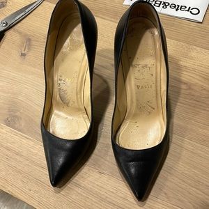 Christian Louboutin Pigalle 100 Black 36.5